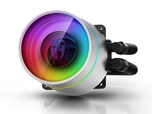 DEEP COOL Castle 240 Ex Bianco, Raffreddamento a Liquido RGB Indirizzabile per CPU, con Tecnologia Anti-Perdite, 3 Anni di Garanzia