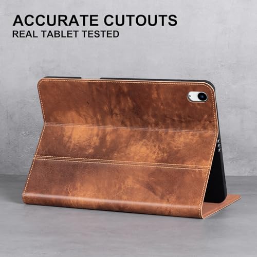 Coque iPad 10e génération cuir pour travailler et lire en déplacement - 5