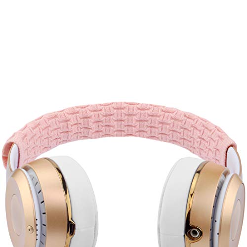 Geekria Headphone Headband Cover Compatible With Beats, Bose, Akg, Sennheiser, Sony, Audio-Technica Replacement Headband Cover/Headband Protectors/Top Pad Protector Sleeve (Pink) #TOP4