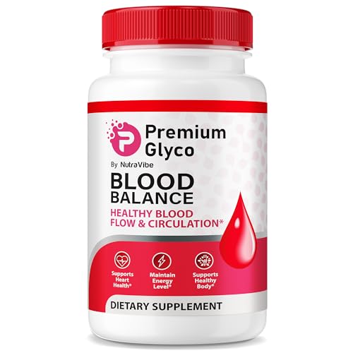 Premium Glyco Original Formula with a Clean Premium Blend to Support Healthy Circulation Natural Energy & Balanced Levels | Just 2 Easy-to-Swallow Pills Daily (60 Capsules)