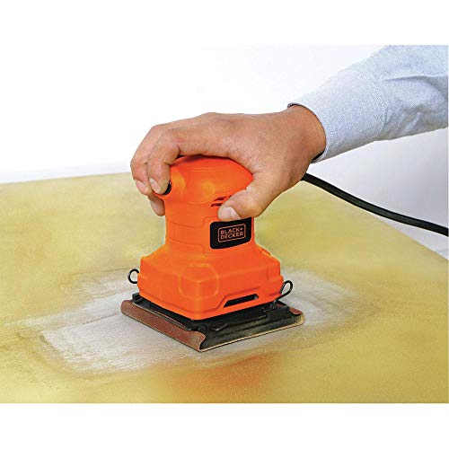 Black Decker Lixadeira Orbital, Motor com Duplo Isolamento, com Potência de 200W, Modelo SB200, 220V