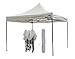 Maxxgarden Gazebo Pieghevole da Giardino 3x3 M, Impermeabile – Pop-Up – con borsa – Protezione UV 50+ – Tenda da giardino – Bianco