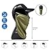 CoolNES - UV Sun Protection Neck Drape Adjustable Multifunctional 2 in 1 Face Covering for Outdoor Fishing - Unisex NeonLime