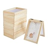 SUPERFINDINGS 14 Stück Papierschöpfrahmen 15.6x10.2cm Holz Schöpfsieb B6 Papierschöpfrahmen Mit Masche Für Trockenblumen DIY Bastelzubehör Papierherstellung Innenmaß