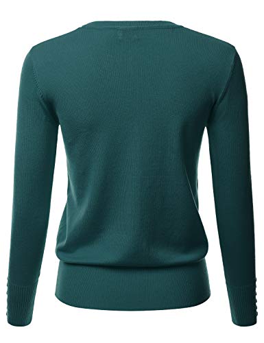 Image of LALABEE Women's V-Neck Long Sleeve Button Down Sweater Cardigan Soft Knit(S-XXL)
