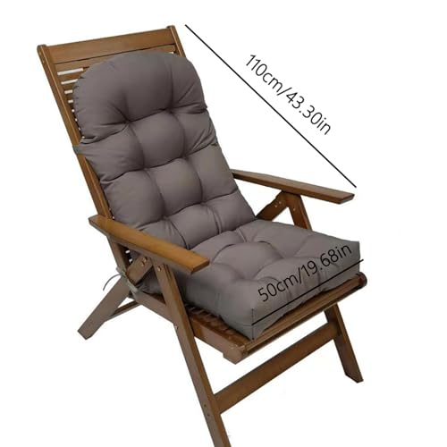 Coussins de chaise Adirondack imperméables pour banc de jardin
