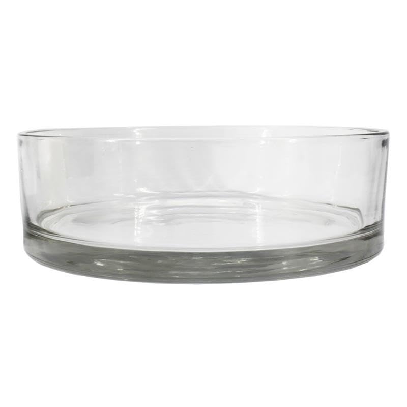 INNA-Glas Glasschale VERA OCEAN, transparent, 8cm, Ø25cm - Obstschale