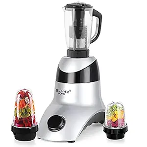 Su-mix ORNBMA21 600Watts Mixer Juicer Grinder with 3 Jars (1 Juicer Jar, 1 Large Bullet and 1 Small Bullet) - Black