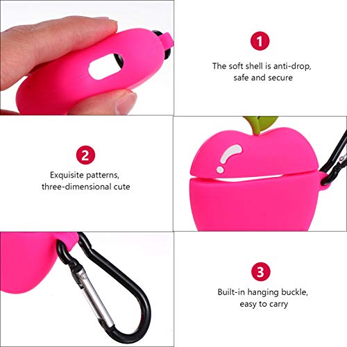 EXCEART Capa de Fone de Ouvido Sem Fio de Silicone CompatÃ­vel Capa de Capa de Fone de Ouvido Fruta