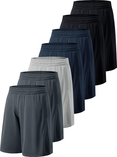 Image of Men's Athletic Shorts with Pockets and Elastic Waistband Quick Dry Activewear Workout Shorts for Men