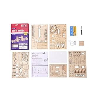 Amazon.co.jp: つくるんです® 日本語説明書付 3D ウッドパズル