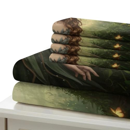 Parure de lit imprimé 3D en microfibre premium ultra douce au toucher soie - 7