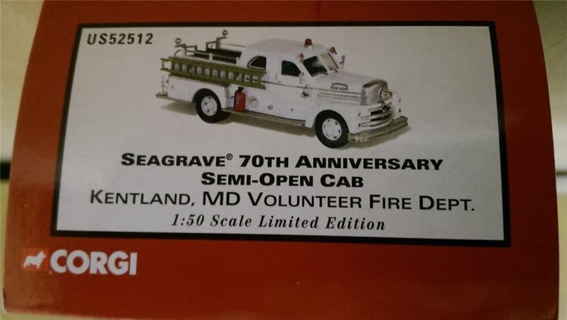 Amazon | Corgi 1:50 完成品 Seagrave 70th Anniversary Semi Open Cab