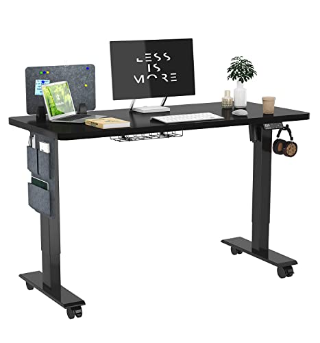 MAIDeSITe, Acero al Carbono, Marco Negro + Escritorio Negro, 120 x 60 cm Cover