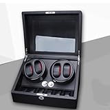 Enrollador automático de relojes para relojes, medidor mecánico automático, caja de cadena superior, caja de cuerda, caja de reloj, caja de pulsera, caja de joyería con mesa agitadora (4+6f)