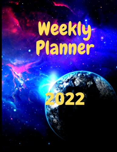 Weekly Planner 2022 - Spatial View of Earth - 52 Weeks of Planning & Extra "To do" Pages - 106 Large Size 8.5"x11" Notebook for Easy Use: With a 2022 ... - Daily and Weekly Planner for Busy People image 2