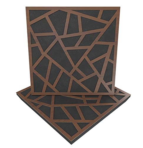 (2 Pack) — Sound Absorption-Diffuse Acoustic Panel «Skyross» | 19.7''x19.7''x2.1