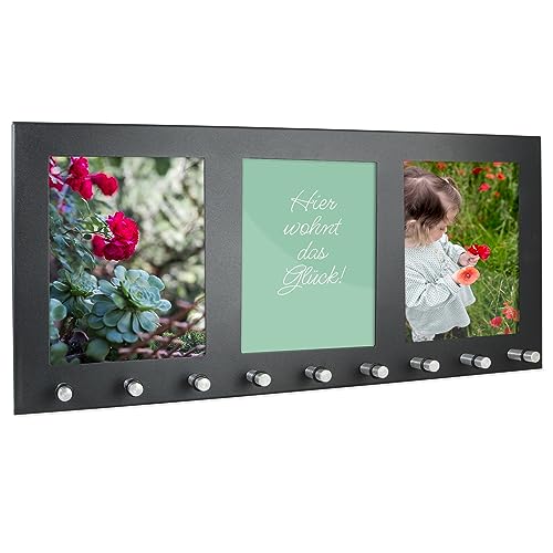 HMF 10850-02 Armadietto Chiave 3 Cornici Foto con