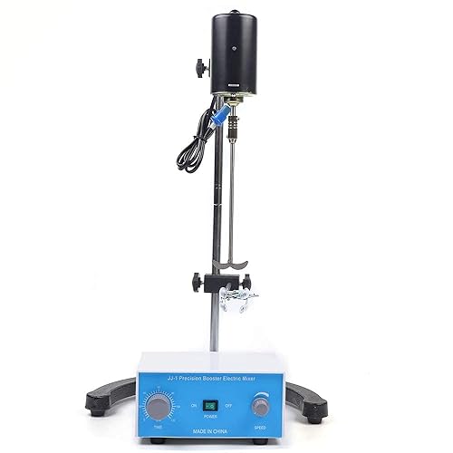 Miniatura 7 de Mezclador de laboratorio,Agitador eléctrico de arriba,3000rpm 0-120 minutos velocidad ajustable,100w 110v60hz