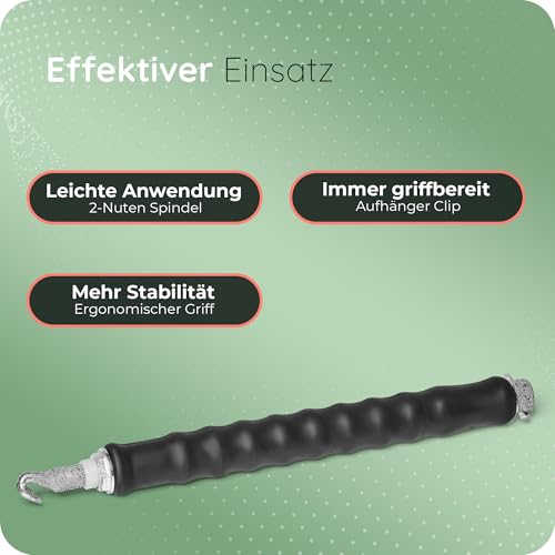 Drillapparat Novatool 330 mm schwarz Drahtwirbelzange für vielseitige Anwendungen