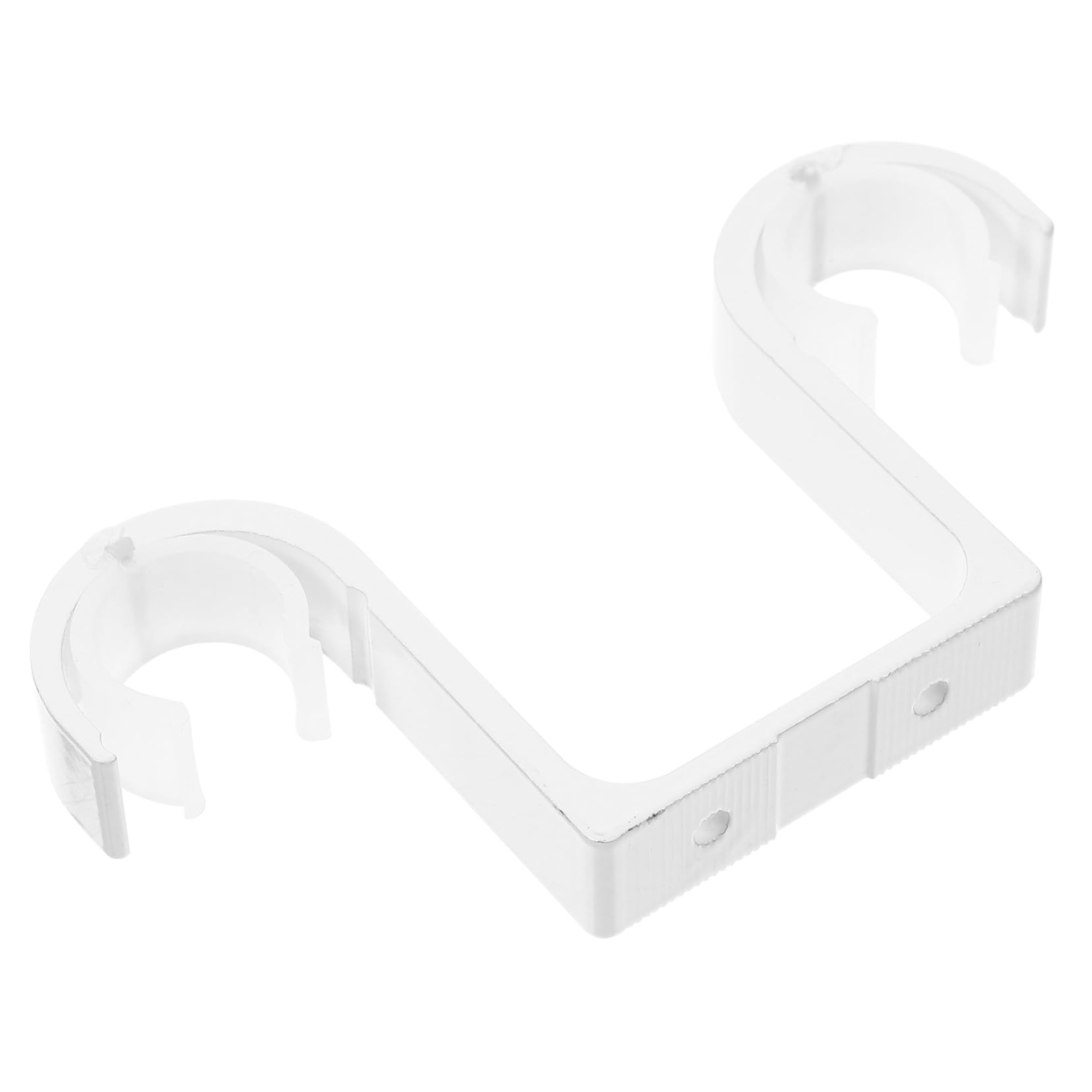 3pezzi Supporto per Bastoni Tende da Soffitto Lega di Alluminio Staffe Doppie per Tende Pesanti per Interni e Uffici
