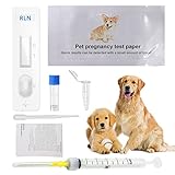 HHUK Pet Dog Pregnancy Test Paper,Canine RLN Early Pregnancy Test Kit, Simple Operation for Early...