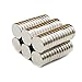 Yizhet Aimant Néodyme 50 Pcs 10 * 2mm Premium Aimant Néodyme Magnet Idéale pour Réfrigérateur, Tableau Blanc Interactif, Surfaces Magnétiques, Images, Bricolage