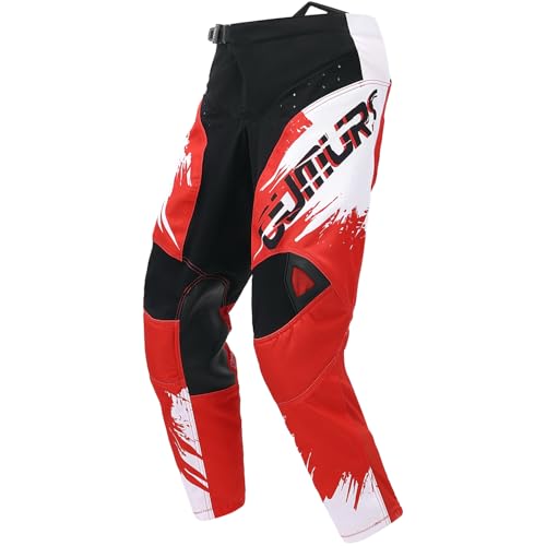 Oumurs Youth Motorcycle Pants for 5-14 Years Olds Boys