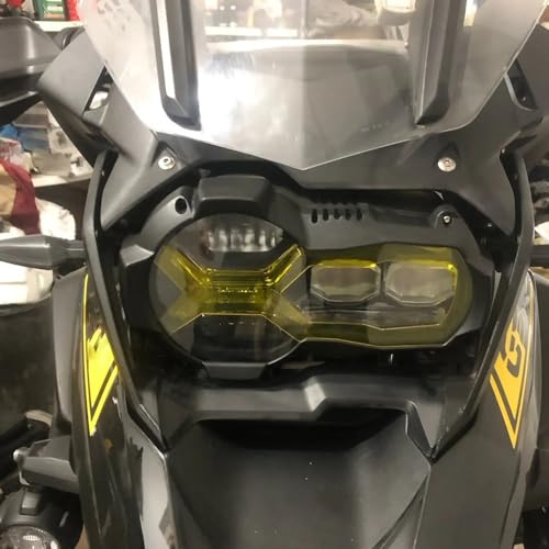 Grille phare moto pour explorer en R1250 GS protection calandre de phare - 6