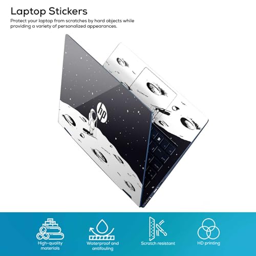 Image of DSGN 128 Full Body Laptop Skin Bubble-Free| Laminated| Removable| HD Quality Sticker for Laptops Upto 15.6 Inches Compatible with Hp