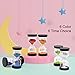 Sand Timer, Sand Timers Colorful 1/3/5/10/15/30 Minutes Sandglass Timer with Protective Cover for Classroom Home Office Cooking (Pack of 6) Multicolor
