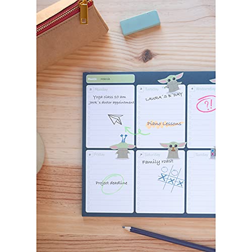 Erik® A4 Weekplanner Star wars The Mandalorian - Bureauplanner met 54 afscheurbare vellen - Image 4