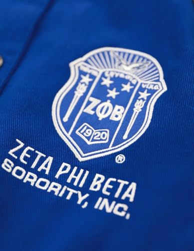 Big Boy Zeta Phi/Φ Beta Divine 9 S12 Racing Twill Jacket [Royal Blue] - ID#68412-146-208-0-03