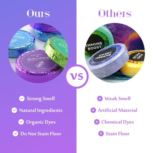 Shower Steamers Aromatherapy 18-Pack Shower Bombs For Women, Eucalyptus Lavender Menthol Essential Oil Shower Steamer, Organic Shower Tablets Valentines Day Birthday Gifts For Women Men #TOP3