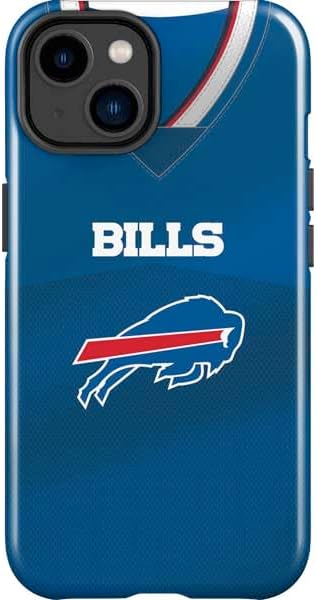 Skinit Impact Phone Case Compatible with iPhone 15 - Officially Licensed NFL Buffalo Bills Double Vision Design
