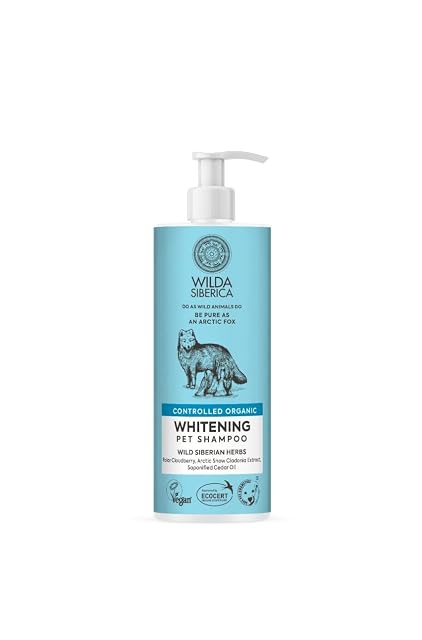 CHAMPU PELO BLANCO para mascotas 6udsx400ml