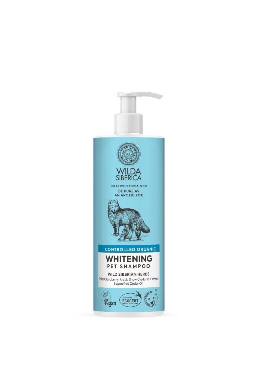 CHAMPU PELO BLANCO para mascotas 6udsx400ml.