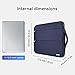 Voova 11 11.6 12 Inch Laptop Sleeve Case, Waterproof Tablet Cover Bag Compatible with MacBook Air 11 12, Surface Pro 7+/7/6/5/4, Surface Laptop Go 2, HP Samsung Acer Asus Chromebook with Handle, Blue
