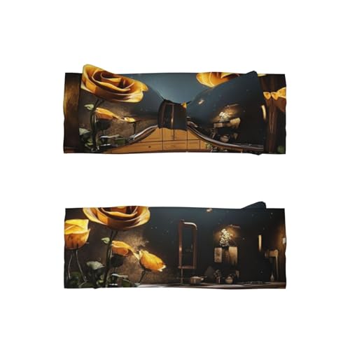 Lovely room, beautiful atmosphere Baby Headbands Soft Nylon Hairbands with Stretchy Bows Girls Hair Accessories for Newborn Infant Toddler Kids2