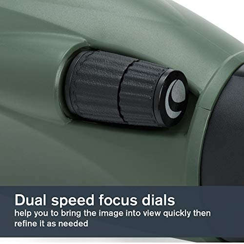 41uupKvVVIL Celestron Regal M2 80ED Spotting Scope – Fully Multi-Coated Optics – Hunting Gear – ED Objective Lens for Bird Watching, Hunting and Digiscoping – Dual Focus – 20-60x Zoom Eyepiece - Image 6