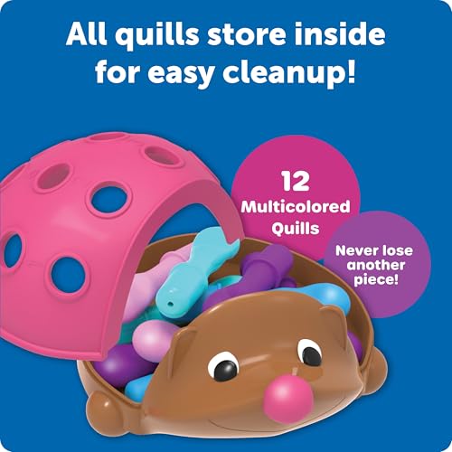 Learning Resources Spike The Fine Motor Hedgehog Pink - 14 Pieces, Ages 18+ months Fine Motor and Sensory Toy, Counting & Color Recognition Toys, Educational Toys for Toddlers, Toddler Montessori Toys - Image 7