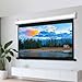 Portable Projector Movies Screens,Retractable Projection Screen,HD,Pull Down,with AUTO LOCK,Perfect For Home Office Theater TV(60in(4:3))