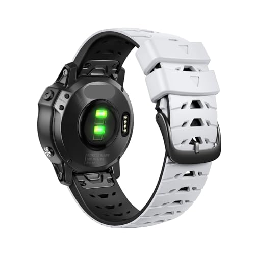 ���_�[�V���J�Q���x���g�̑������ɓK������Garmin Fenix 7 Fenix 6/5/Forerunner 955(White-Black)