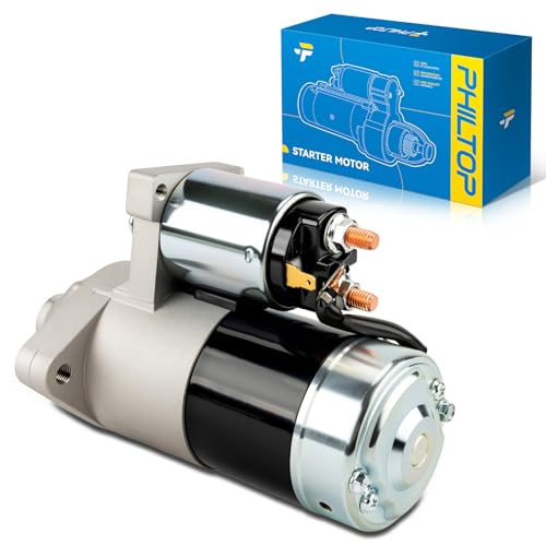 Image of PHILTOP 1.4KW Starter 17783N Compatible with Suzuki, Chevrolet, XL-7 2002-2005, Grand Vitara 1999-2005, Tracker 2.0L 1999, Tracker 1.6L 1999-2000, Vitara 1.6L 1999-2001, 12V CW
