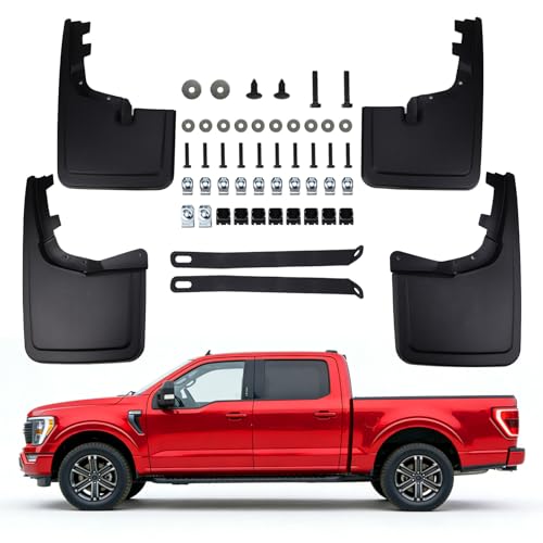 NDTZEI No Drill Mud Flaps Set