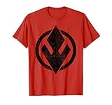 Star Wars Red Sith Trooper Symbol All Black Logo T-Shirt