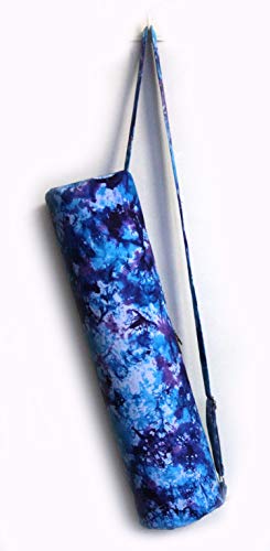 Yoga Mat Carrier Bag w/Shoulder Strap (Purple Tye Dye)