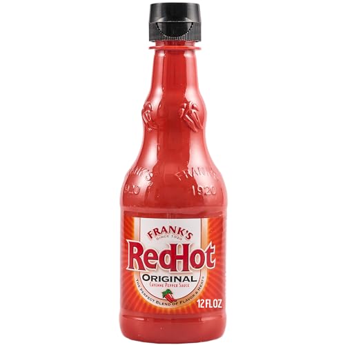 Frank's RedHot Salsa picante original, botella de plástico, 12 onzas líquidas