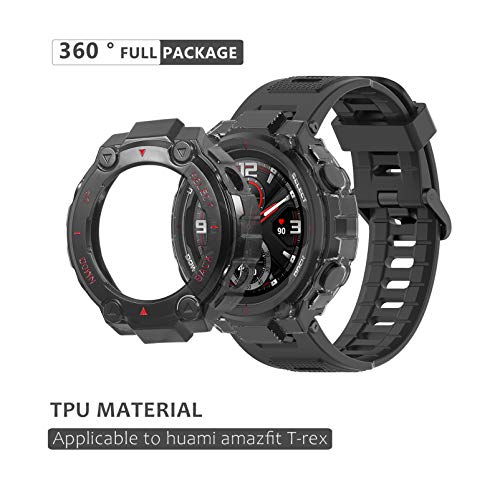 ULTECHNOVO Cobertura da Moldura Do Relógio Protetor de Tela Do Relógio Compatível Com Amazfit T-Rex