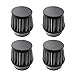 XQSMWF 4Pcs 38mm/39mm/40mm Air Intake Filter Pod Motorcy, Fit for Honda CB750F 1976-1978 Fit for Suzuki GS550, Fit for Kawasaki KZ550A 1980-1981, Black Washable Air Filter Dirt Pocket